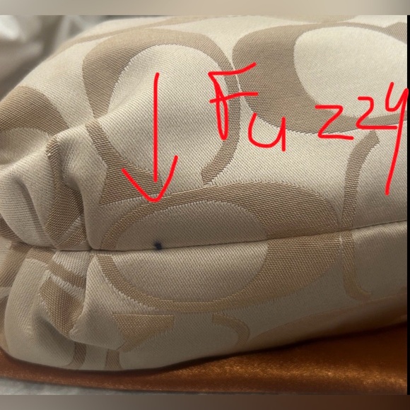 🍍Coach POPPY Beige and Multicolor Floral Shoulder or Crossbody Bag EUC - Picture 7 of 16